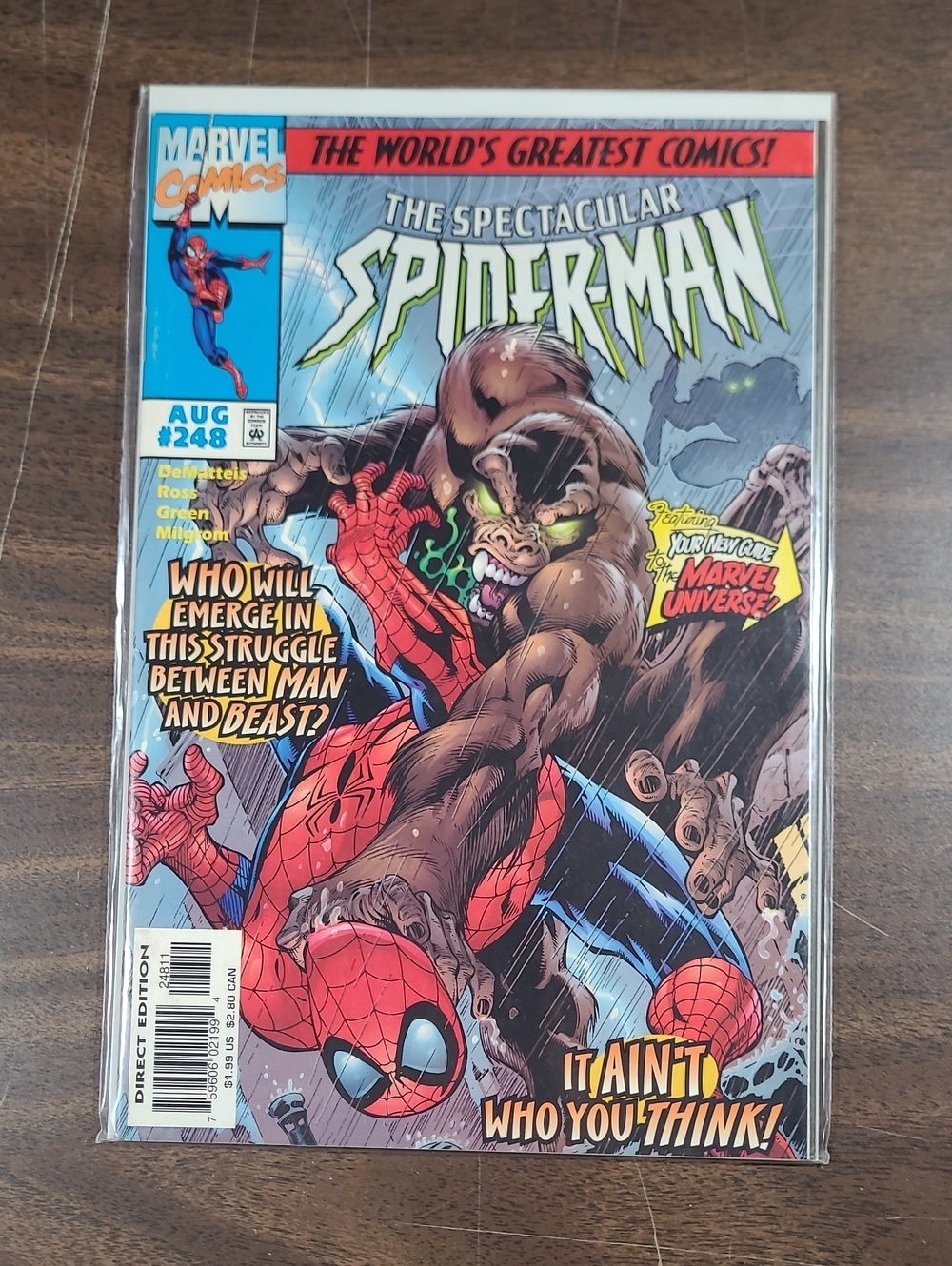 The Spectacular Spider-Man #248 Comic Book August